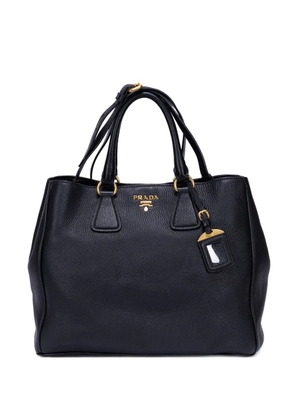 Prada Pre-Owned logo top-handle tote bag - Black