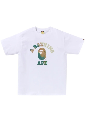 A BATHING APE® logo-print T-shirt - White