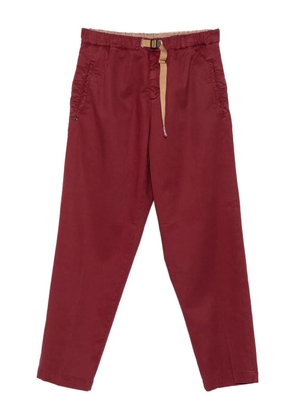 White Sand belted pocket trousers - Red