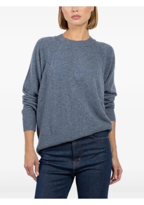 Autumn Cashmere ribbed crew-neck sweater - Blue
