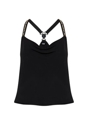 Versace embellished-strap top - Black