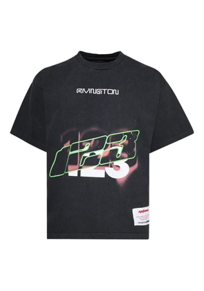 RRR123 graphic-print T-shirt - Black