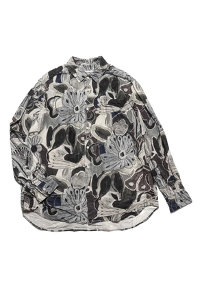 Casey Casey Big Raccourcie printed shirt - Grey