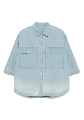 CROQUIS mid-sleeved shirt - Blue