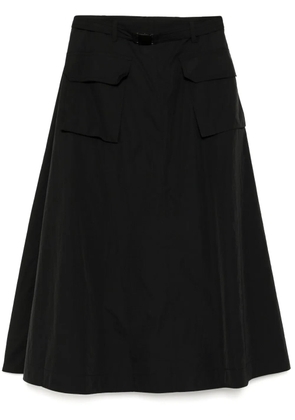Juun.J zip fastening skirt - Black