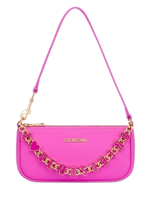 Love Moschino chain strap shoulder bag - Pink