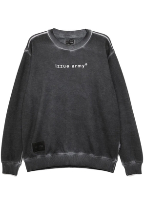 izzue logo sweatshirt - Grey