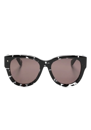 Chloé Eyewear Gayia logo-lettering sunglasses - Black