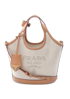 Prada Pre-Owned 2010 canvas handbag - Neutrals