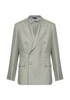 Brioni double-breasted blazer - Grey