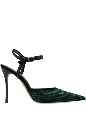 Kurt Geiger London 105mm Eagle Point ankle strap pumps - Green