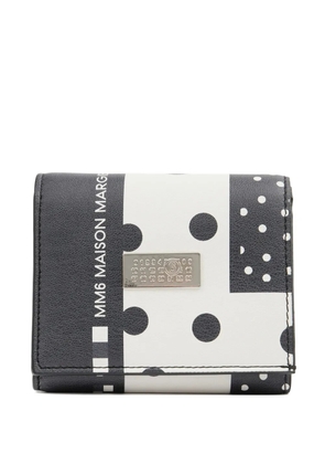 MM6 Maison Margiela polka-dot wallet - White