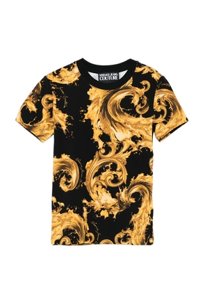 Versace Jeans Couture baroque print T-shirt - Black