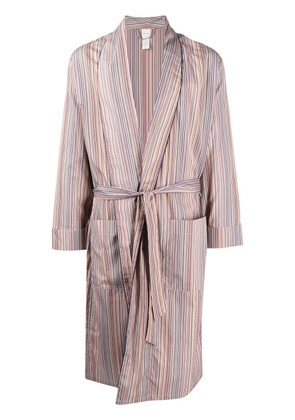 Paul Smith Artist Stripe tie-waist jacket - Multicolour