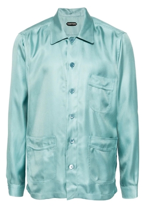TOM FORD silk shirt - Blue