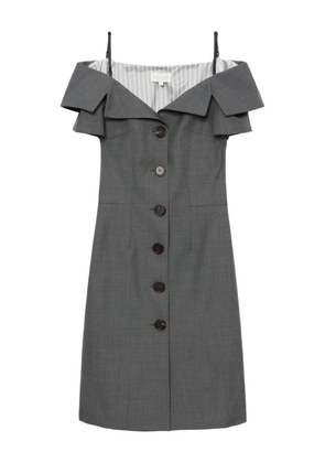 SHUSHU/TONG button-up dress - Grey