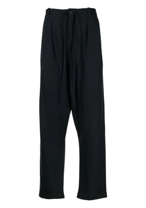 Forme D'expression pleated drop-crotch trousers - Blue