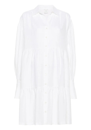 Eleventy tiered linen mini dress - Neutrals