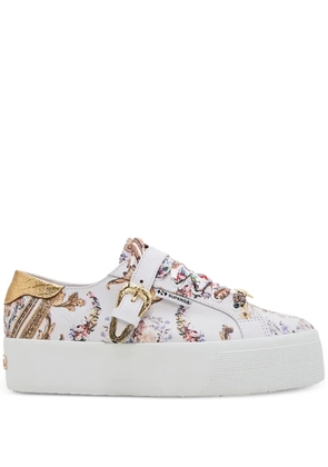 Camilla x Superga 2790 leather sneakers - White