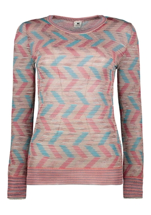 Missoni zigzag-pattern jumper - Pink