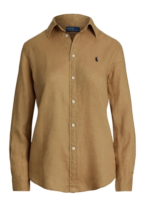 Polo Ralph Lauren linen button-up shirt - Neutrals