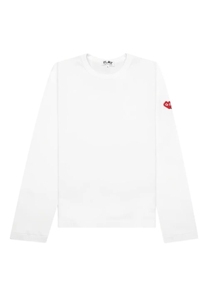 Comme Des Garçons Play x The Artist Invader long-sleeve T-shirt - White