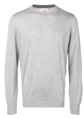 Brunello Cucinelli crew neck sweater - Grey