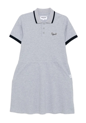 CHOCOOLATE polo dress - Grey