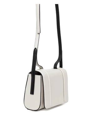 Furla mini Riva S leather strap crossbody bag - White