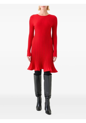 Akris Punto ribbed flared mini dress