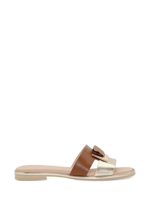 Ron White Valinda buckle strap sandals - Brown