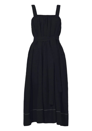 Proenza Schouler White Label belted flared midi dress - Black