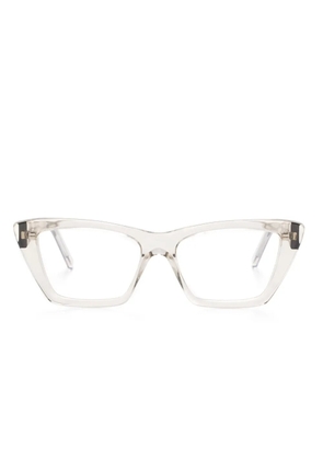 Saint Laurent Eyewear SL 657 cat-eye glasses - Neutrals