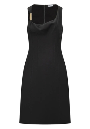 Ferragamo corseted midi dress - Black