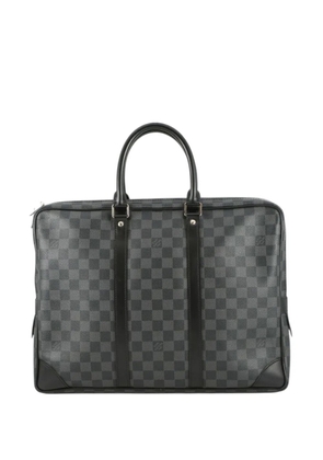Louis Vuitton Pre-Owned 2010 Damier Graphite Porte Documents Voyage PM business bag - Black