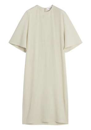 Lanvin satin dress - White