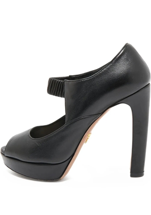 Prada Pre-Owned 120mm peep-toe pumps - Black