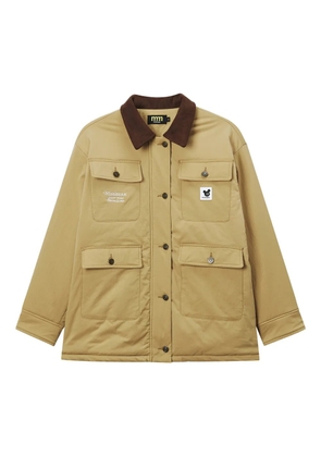 Mini Cream pocket collar jacket - Neutrals