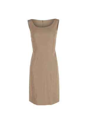 Alberta Ferretti Vintage sleeveless shift dress - Neutrals