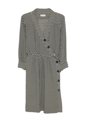 Saint Laurent Pre-Owned 1990s wrapped dress - Black