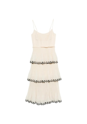 ZIMMERMANN scoop-neck midi dress - Neutrals