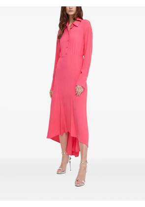 Patrizia Pepe button asymmetric maxi dress - Pink