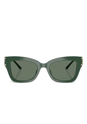 Michael Kors logo-plaque sunglasses - Green