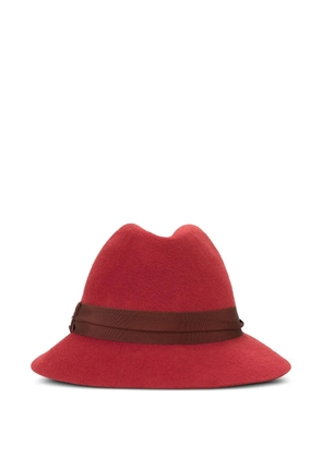 Loro Piana Ingrid fedora hat - Red