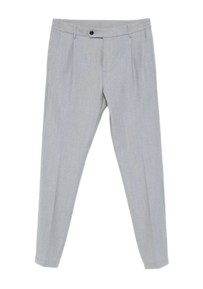 Eleventy pleated-front trousers - Blue