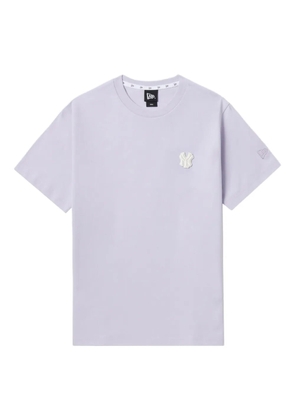 NEW ERA CAP embroidered-logo T-shirt - Purple
