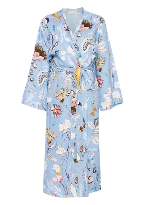 Dorothee Schumacher Floral Power coat - Blue