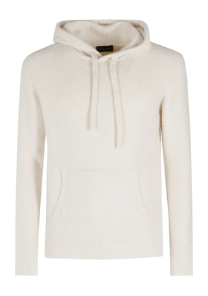 Roberto Collina hooded pocket sweatshirt - Neutrals