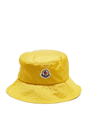 Moncler Vintage logo bucket hat - Yellow