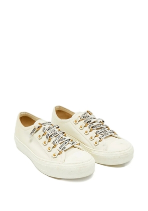 Christian Dior Pre-Owned Walk'n'Dior lace-up sneakers - Neutrals